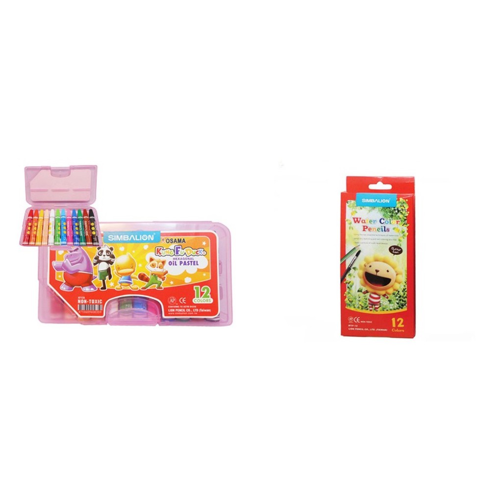 

Special bundling A - Crayon Kungfu Duck KF-12A dan Pensil Warna WTP-12A