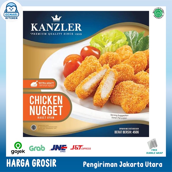 KANZLER CHICKEN NUGGET PREMIUM 450 GRAM