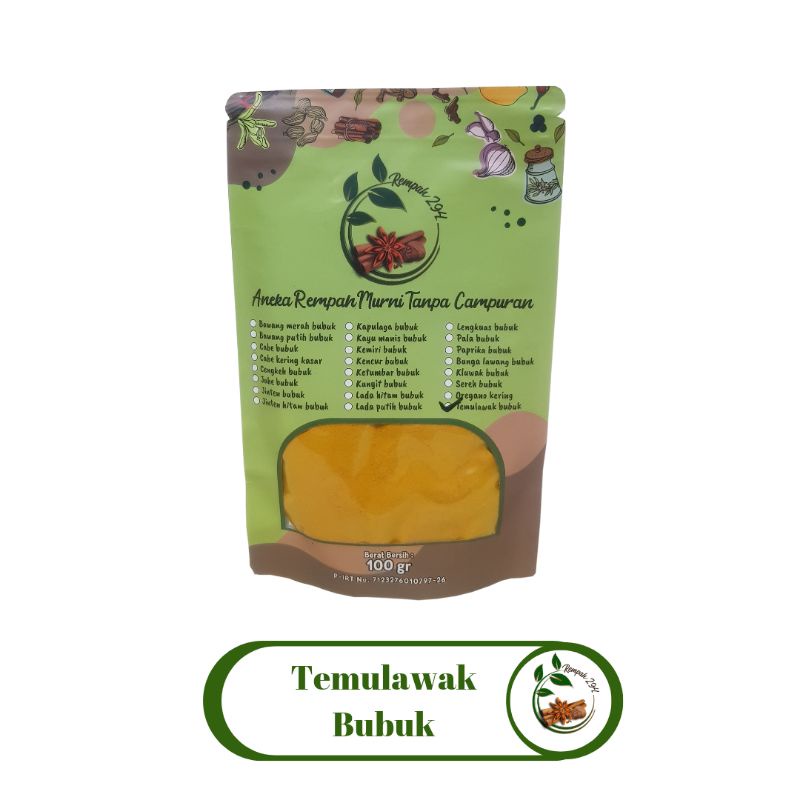 

TEMULAWAK BUBUK MURNI