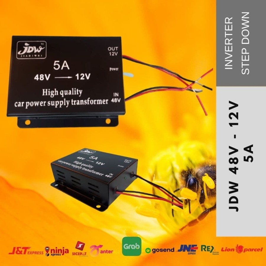 DC-DC CONVERTER STEP DOWN 48V TO 12V 5A JDW Power Supply Transformer