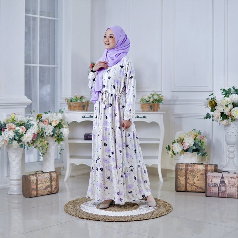 GAMIS COUPLE IBU DAN ANAK GAMIS LILAC GAMIS AMORA