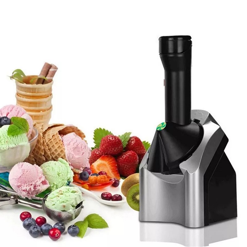 Mesin Pembuat Ice Cream Portabel Ice Cream Fruit Maker Pembuat Mesin Es Krim Pembuat Makanan Penutup Beku