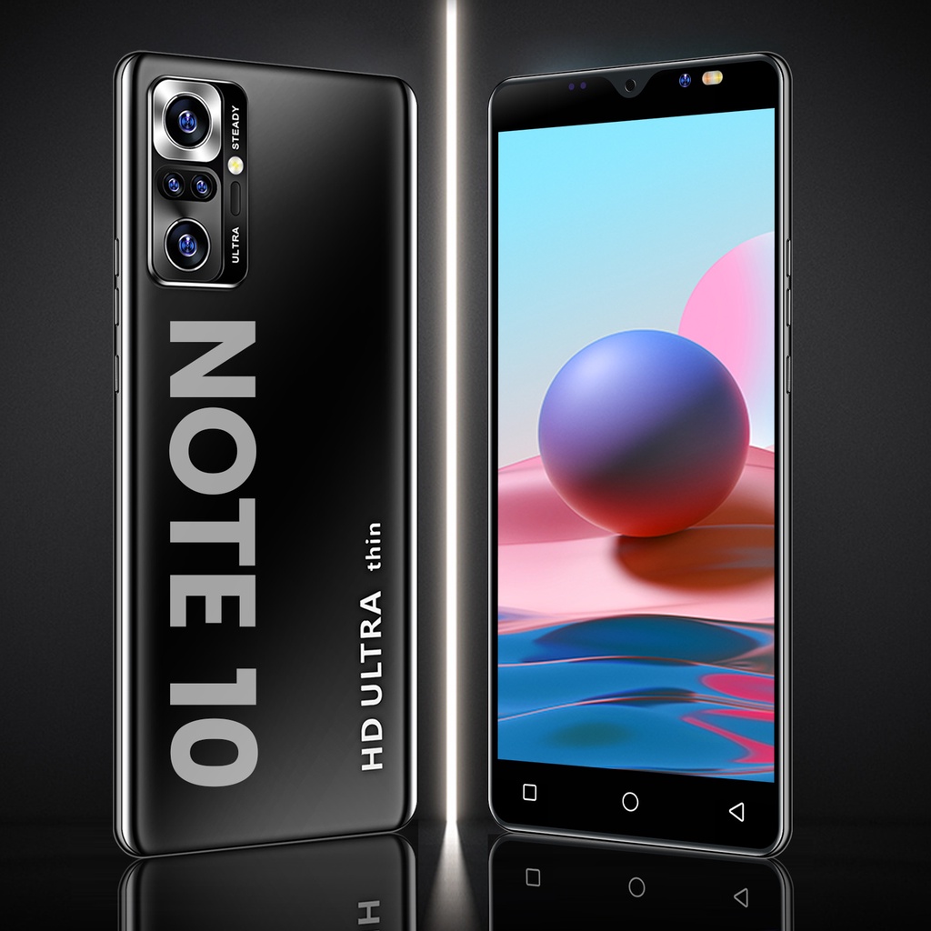 【hp murah dibawah 500 ribu】Hot！ Note10+ handphone RAM 8G +128G hp terbaru 2021 Android 10.0 baru