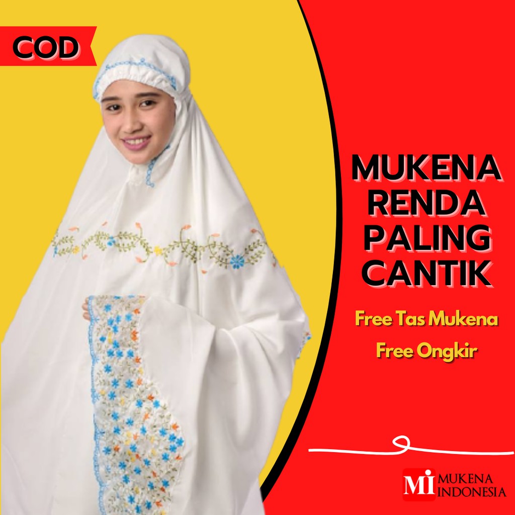 Mukena Dewasa BSY Melati Mukenah Dewasa Jumbo Polos Bali