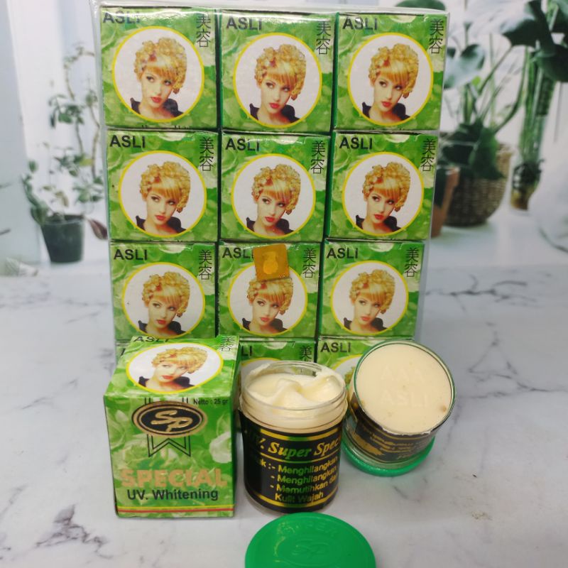 LUSINAN CREAM SP HIJAU ORIGINAL 12 PCS