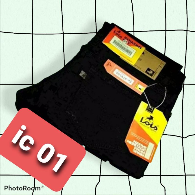 PROMO CELANA JEANS PRIA / CELANA PANJANG PRIA / JEANS PRIA TERBARU / JEANS LOIS HITAM