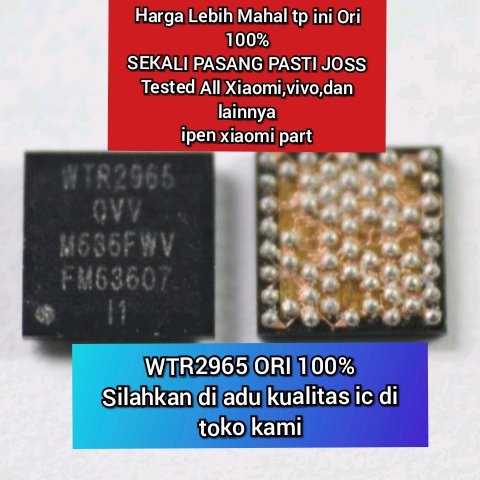 Ic Rf Xiaomi Wtr2965 Shopee Indonesia