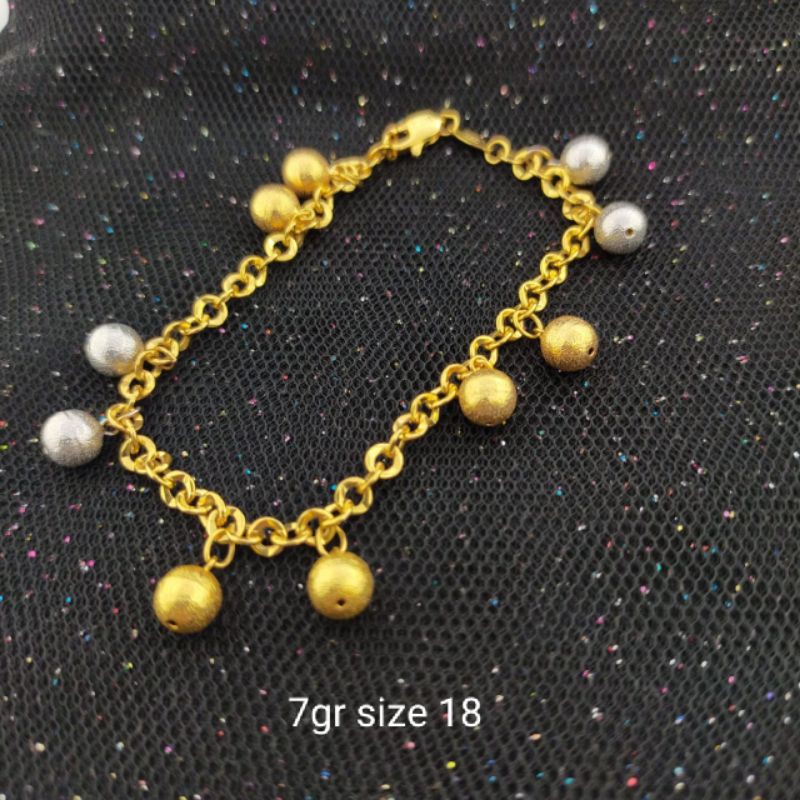 Gelang Emas 17K - 7gr Kadar 750 - 1558