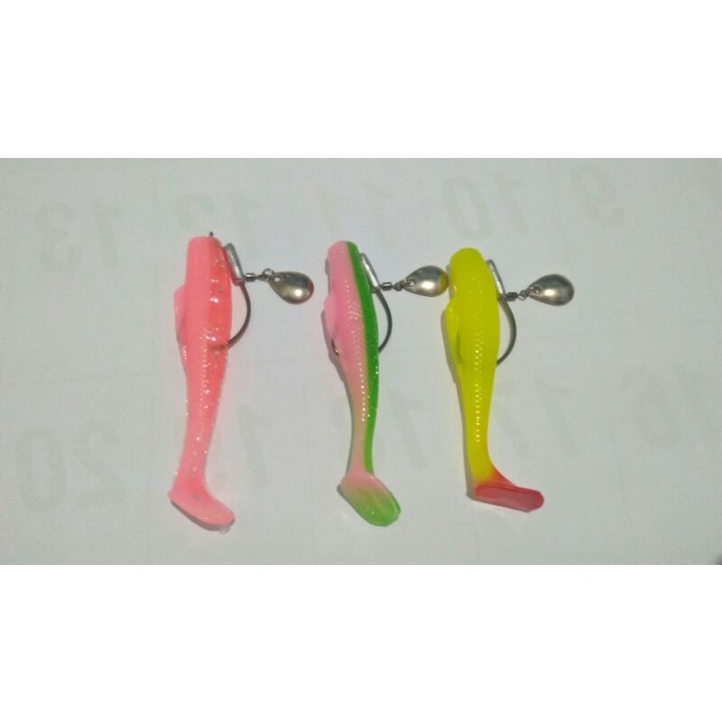 Soft Lure Zman 8cm + kail Blade