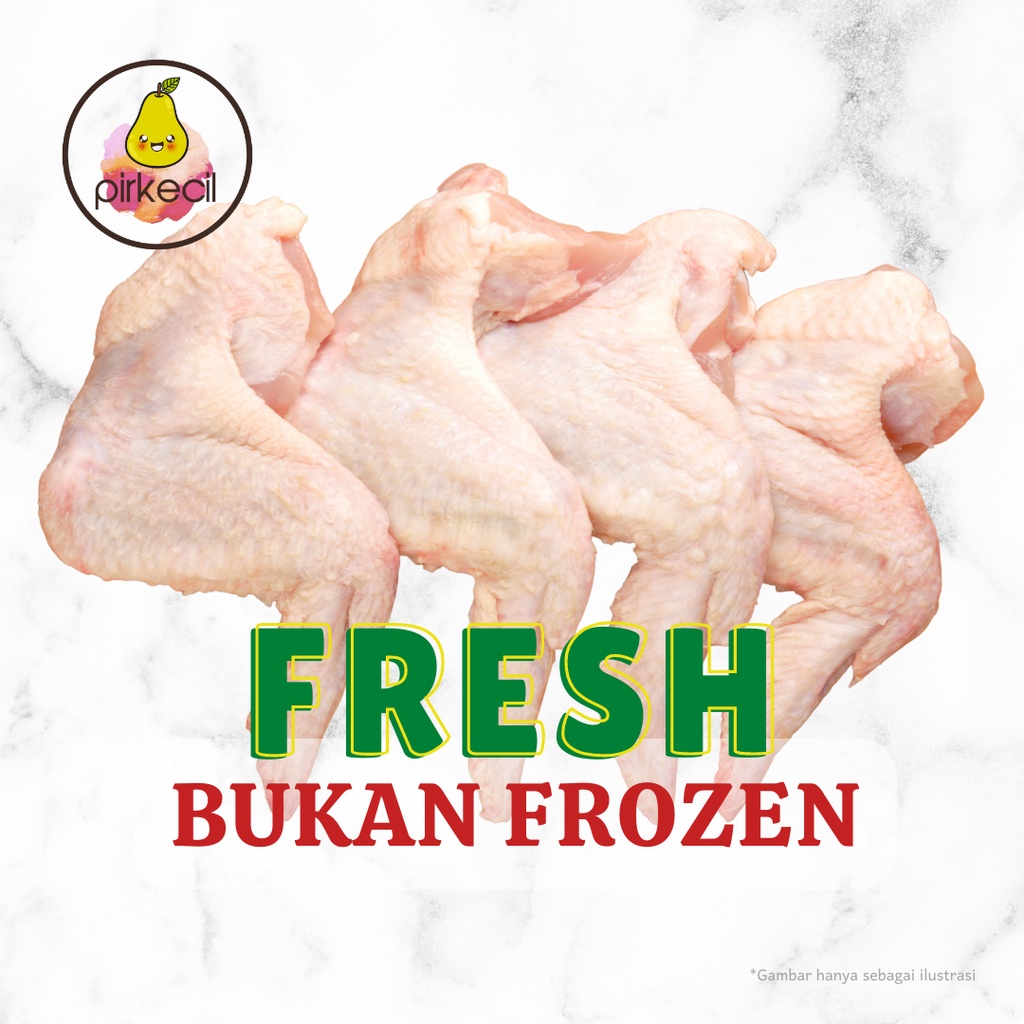 

Sayap Ayam 500 gr - Segar BUKAN FROZEN / Chicken Wing FRESH