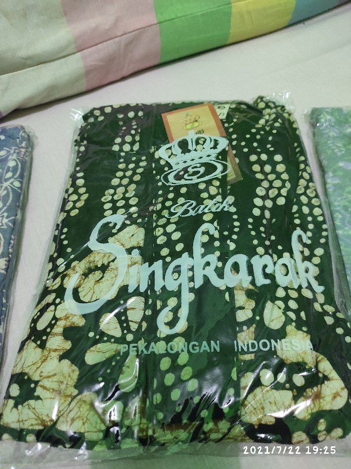 Longdress Batik Pekalongan Gamis Batik Cap Resleting Belakang Allsize Dress Homedress Rayon Premium