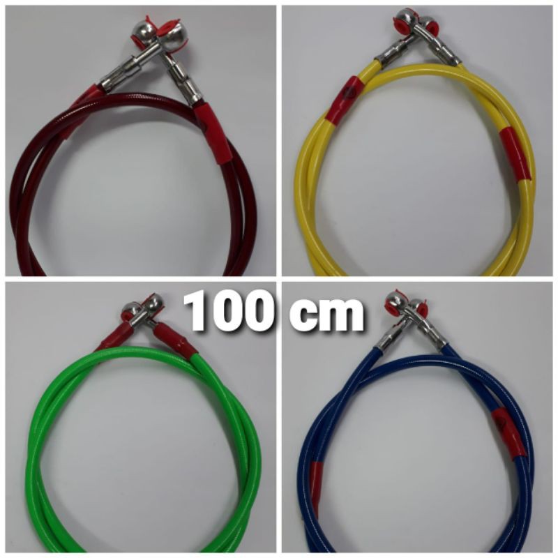 SELANG REM VARIASI DEPAN SELANG CAKRAM DEPAN UKURAN 100 CM WILWOOD UNIVERSAL