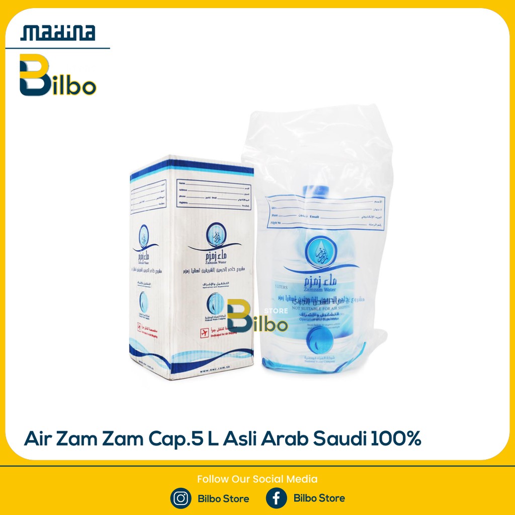 

Air Zam Zam Cap.5 L Asli Arab Saudi 100%