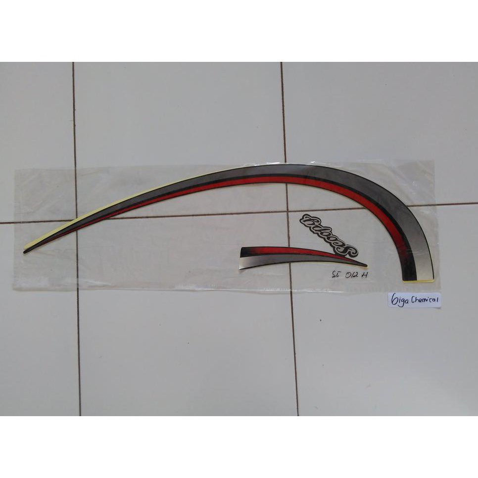 Cutting Striping Scoopy Karbu 2010 2011 2012 Hitam Lis Merah