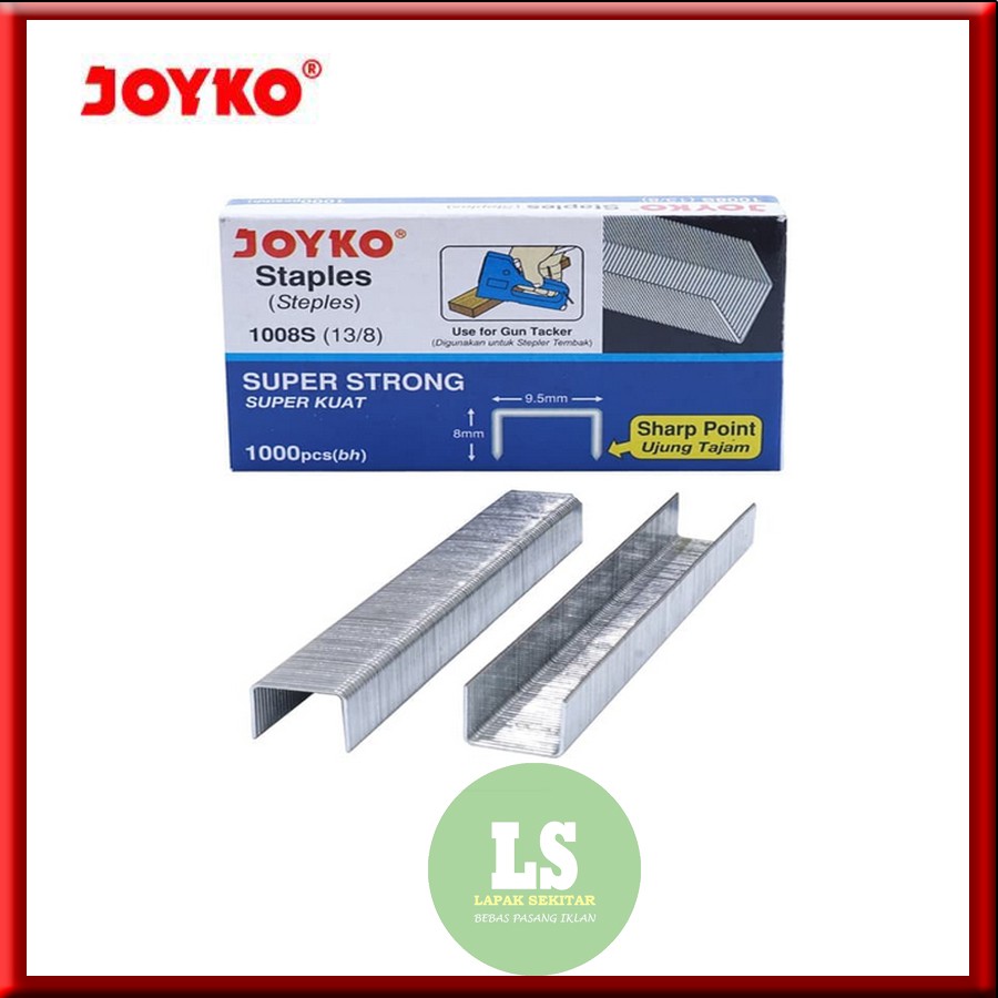 

Staples Gun Isi Stapler Gun Tacker Refill Joyko 1008S (13/8)