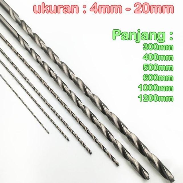 Tren Kekinian.. Bagus Mata bor HSS panjang 30cm untuk kayu dan logam vai...