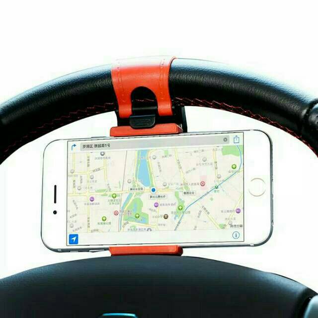 HOLDER SETIR MOBIL / MOTOR / SEPEDA / CAR STEERING HOLDER PHONE