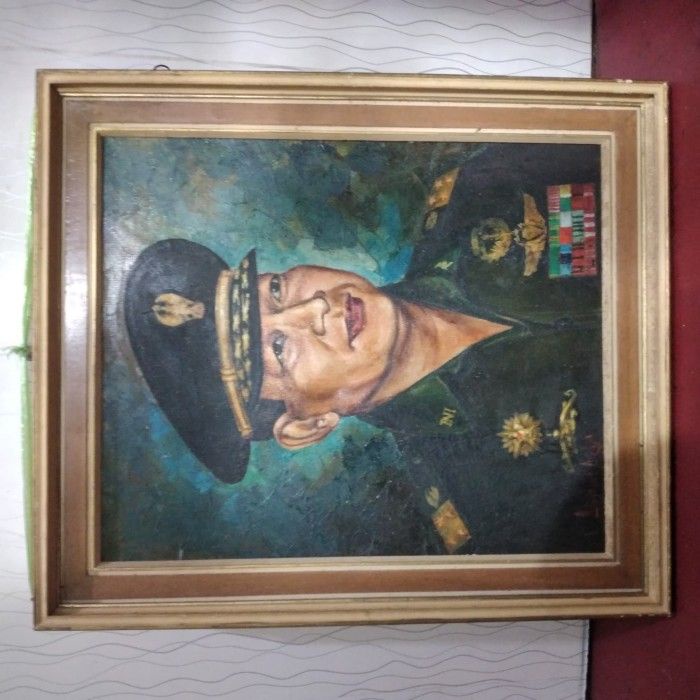 Lukisan Kanvas Jadul Soeharto