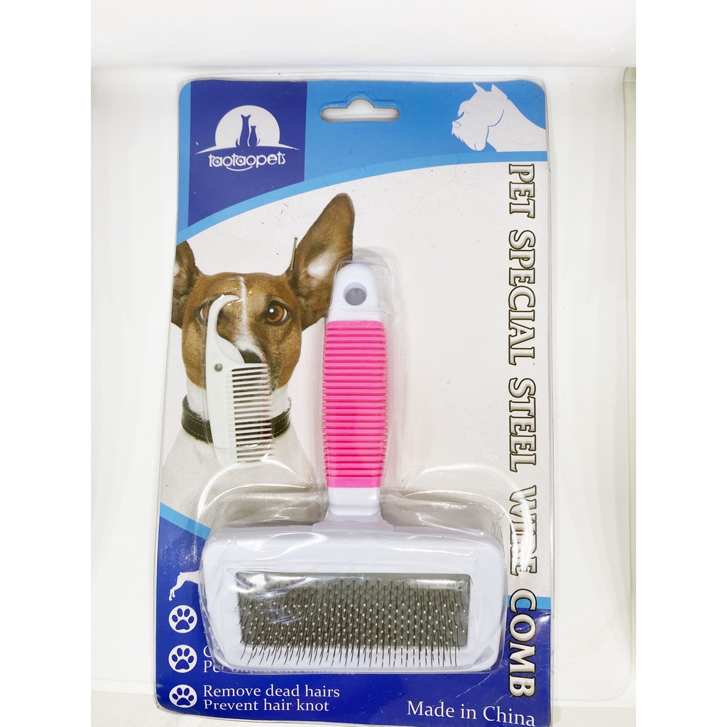 Sisir Bulu Kucing Anjing Kitten Puppy Grooming - Dog Cat Comb - Sikat Bulu Anjing Kucing Anti Rontok