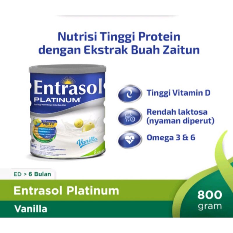 ENTRASOL PLATINUM 800GR PROMO MEDAN