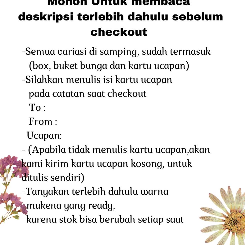 

(L-AVY) (☀) Hampers Mukena / Hampers Hijab / Mukena Travel / Mukena Renda / Hampers Buket (✮✮✮✮✮)