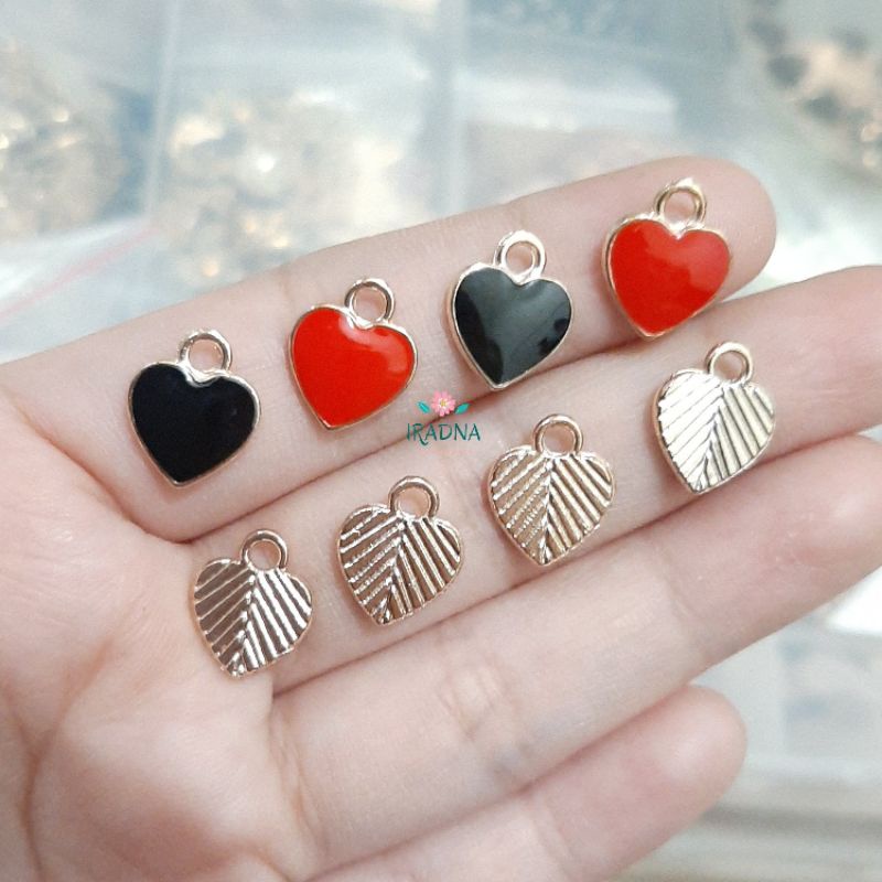 Bandul Kalung Gelang Keychain Bentuk Love Mini