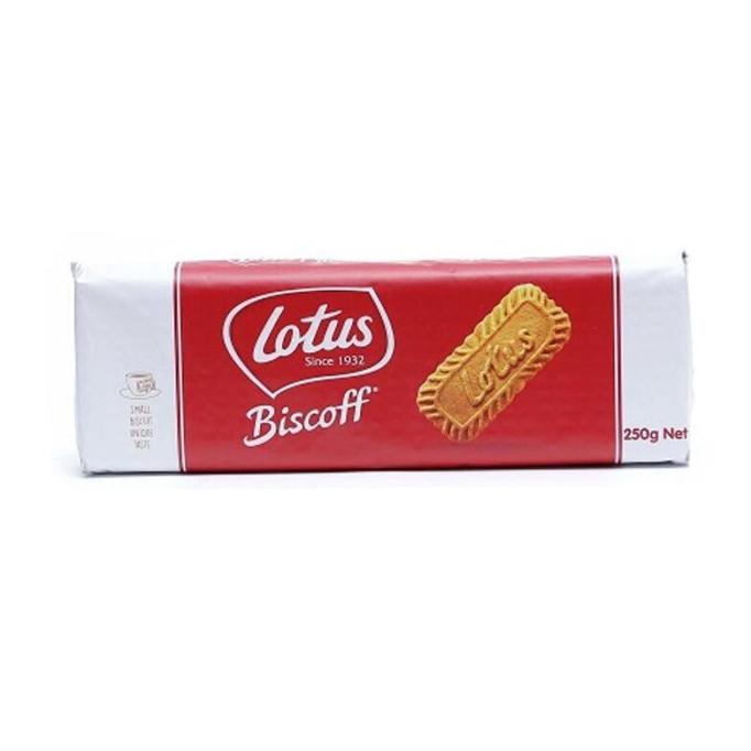 

W2Fit Lotus Biscoff Biscuit Karamel 250 Gr 32Pc Halal