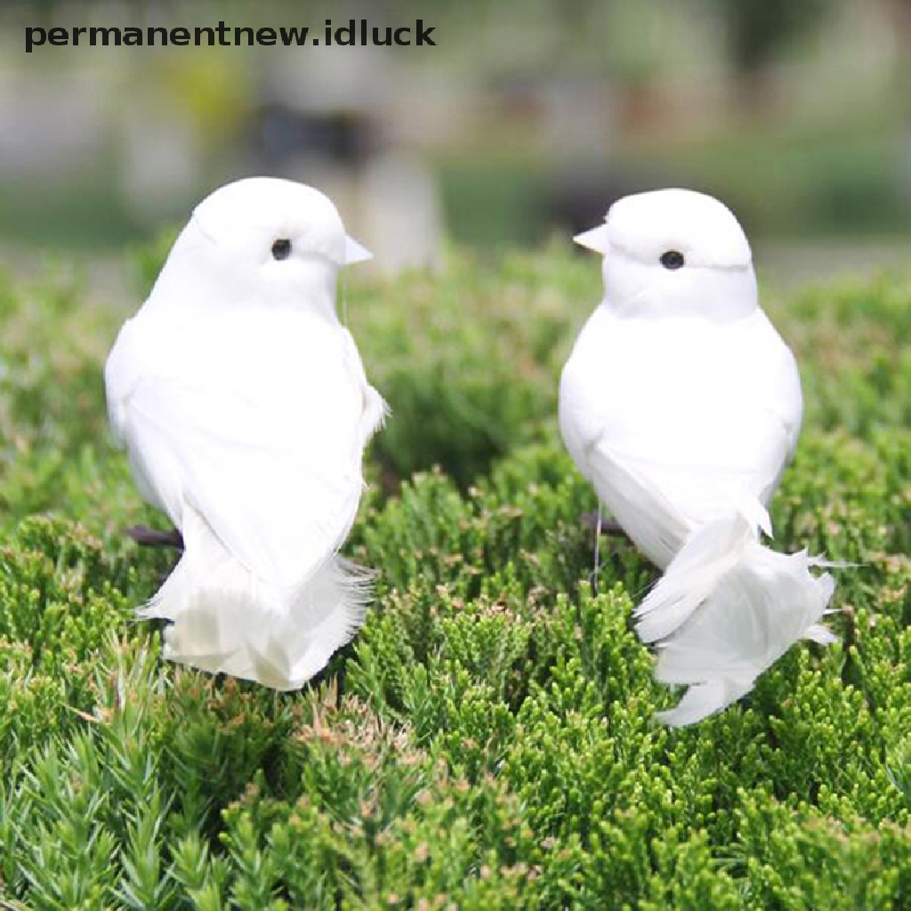 1 Pc Mainan Burung mini Buatan Bahan Busa Bulu Untuk Dekorasi