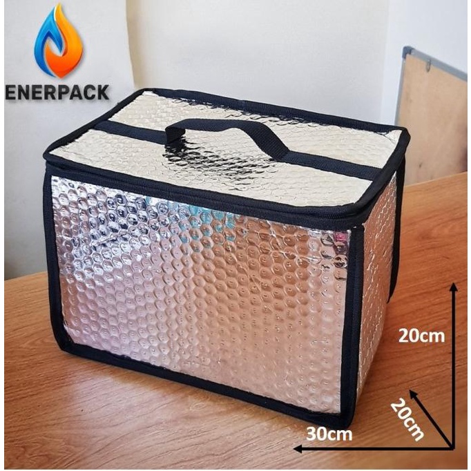 TAS ALUMUNIUM FOIL Warm Bag Cooler Bag - Tas Eskrim Frozen Food EP-002