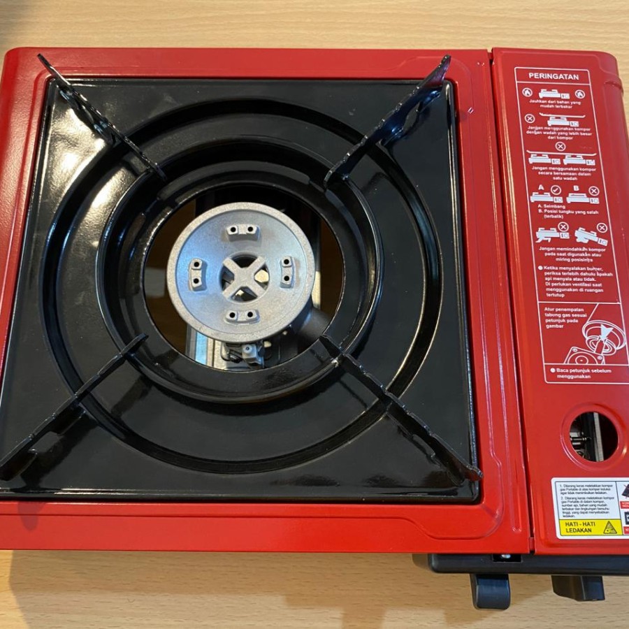 Kompor Gas Portable 1 Tungku 2 in 1