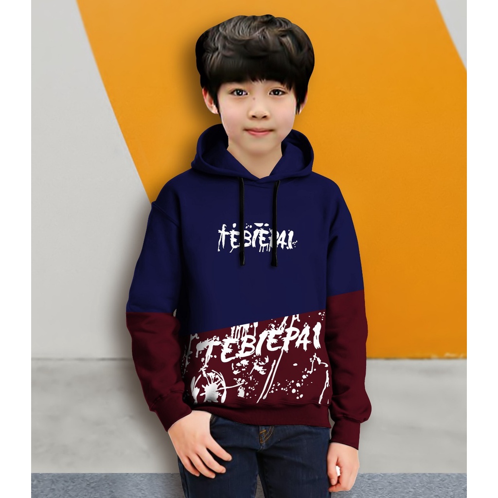 Hoodie Anak Tebiepai Anak Gaming Bahan Fleece Tebal /Jaket Anak Laki Laki/Jaket Anak Terbaru/4-11 TAHUN(FLAVA_STORE)