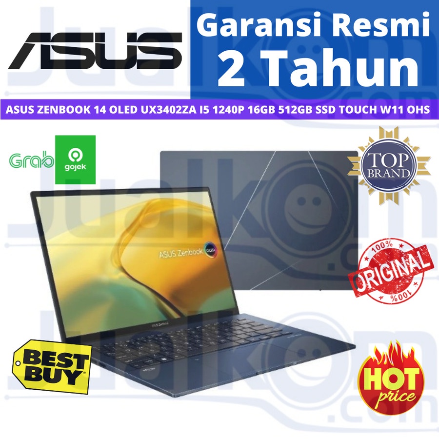 Asus Zenbook 14 OLED UX3402ZA Core I5 1240P 16Gb 512 SSD Touch W11 OHS