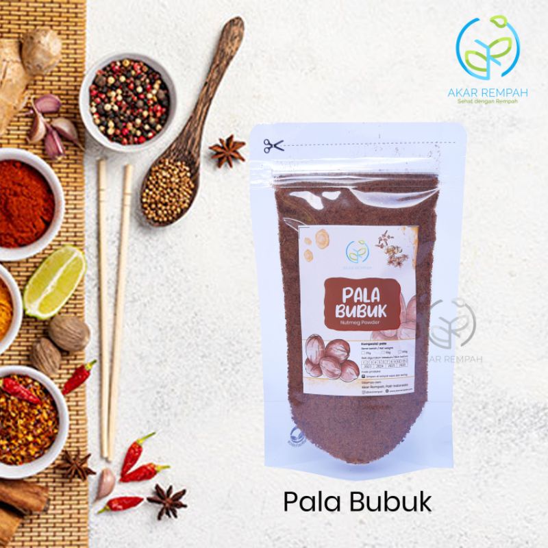 

Pala Bubuk Murni / Ground Nutmeg / isikeranjangmu akarrempah