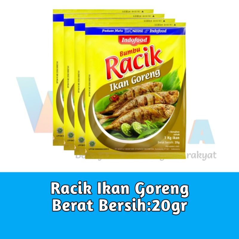 

Racik ikan Goreng 4pcs 20gr