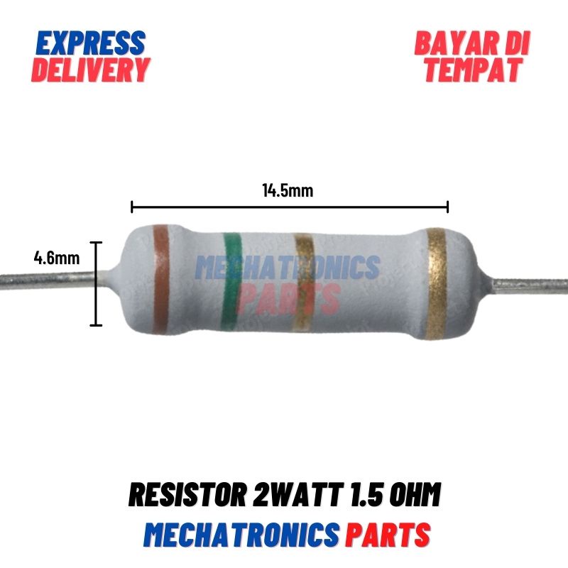 [PAS-9248] RESISTOR 2WATT 1.5OHM