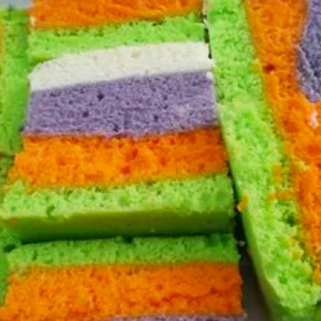 

Bolu kukus rainbow