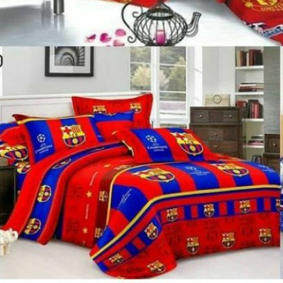 SEPREI BOLA BARCELONA SIZE 120X200 TERLARIS DAN TERMURAH / SEPRAI BOLA