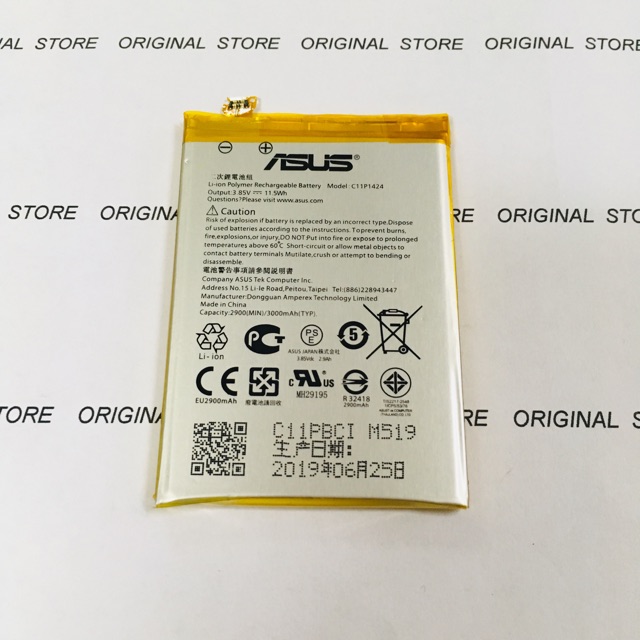 BATRE ASUS ZENFONE 2 ZE551ML ZE550ML ORIGINAL BATERAI ASUS ZENFONE 2 Z00AD Z008D