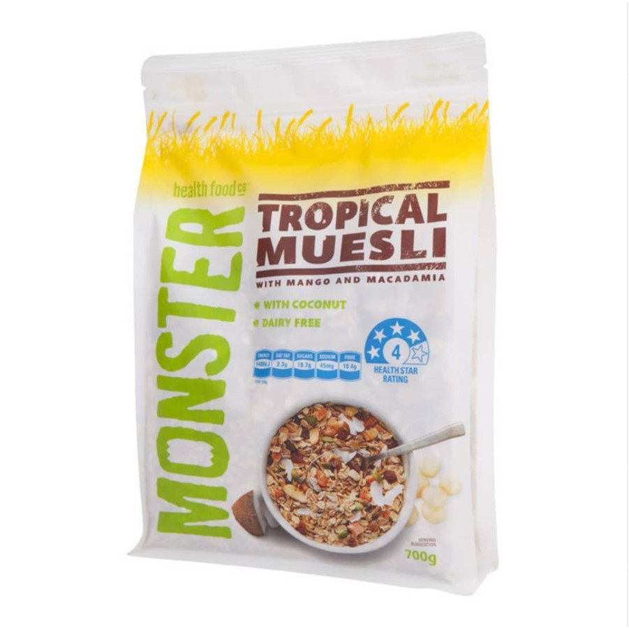 MONSTER MUESLI TROPICAL MUESLI 700gram - Premium Muesli