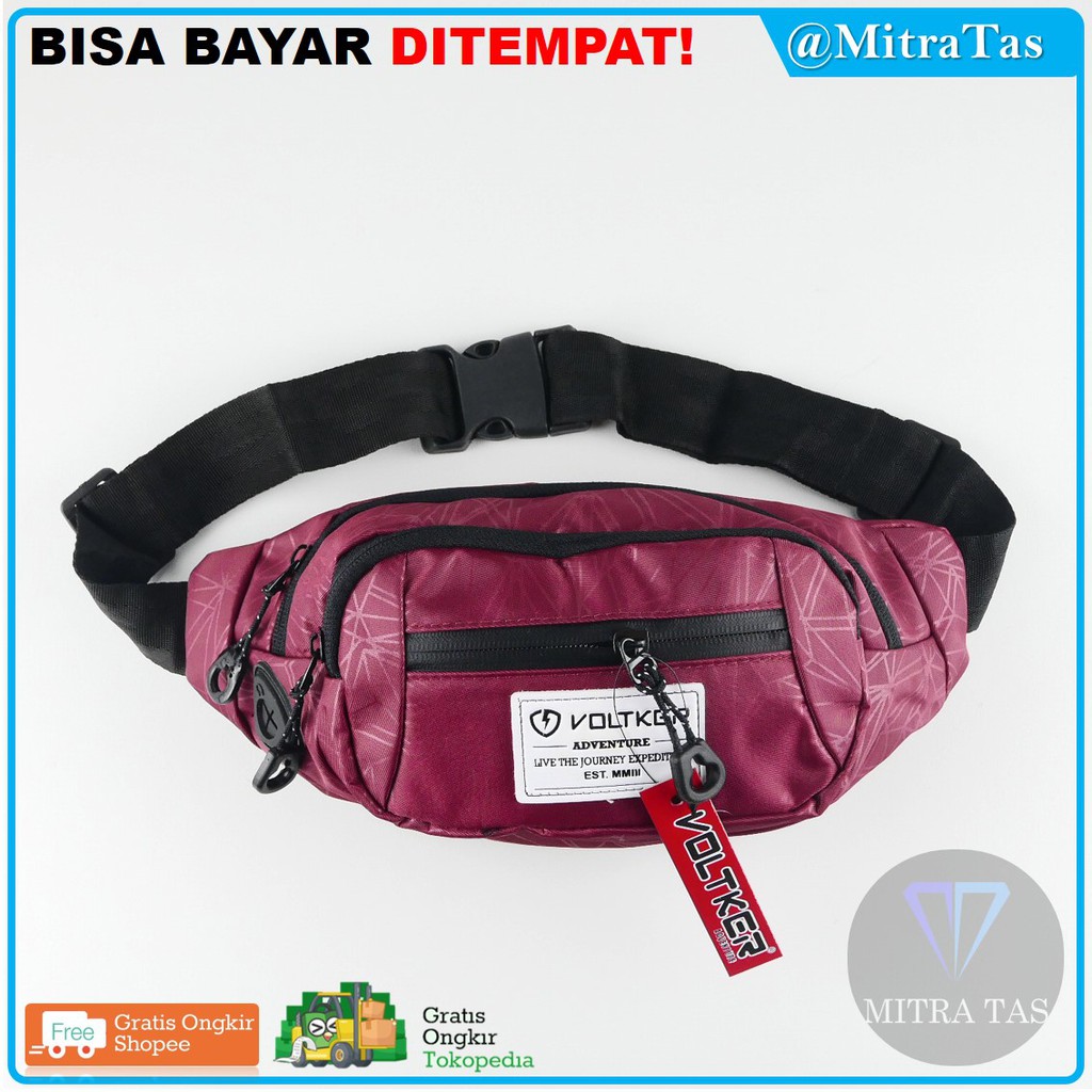 Waist Bag Kulit Model Everlast! Bahan Tebal dan Kuat! TERMURAH!