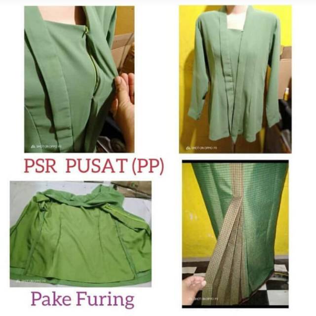 Psr bahan shifon pusat dgn furing sesuai aturan MUPUS