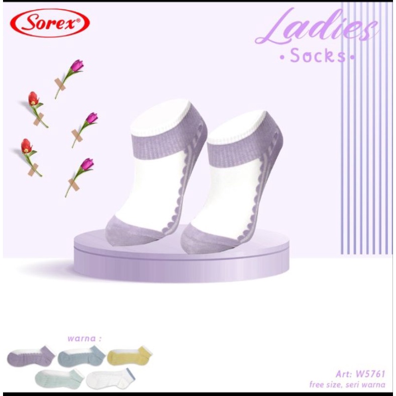 Kaos kaki wanita fashion Sorex 5761 - 5762