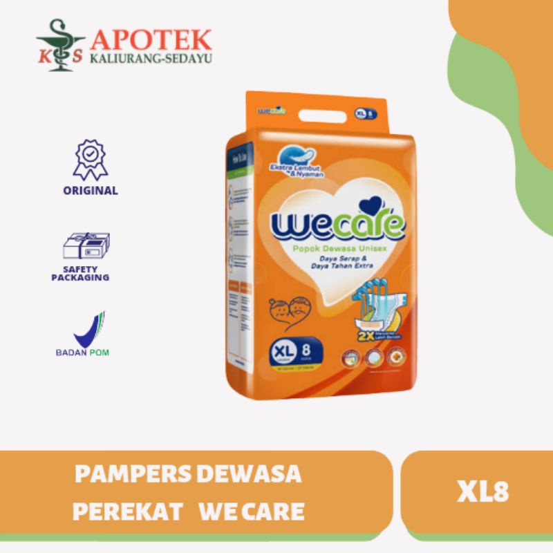 Pampers dewasa WE CARE XL8