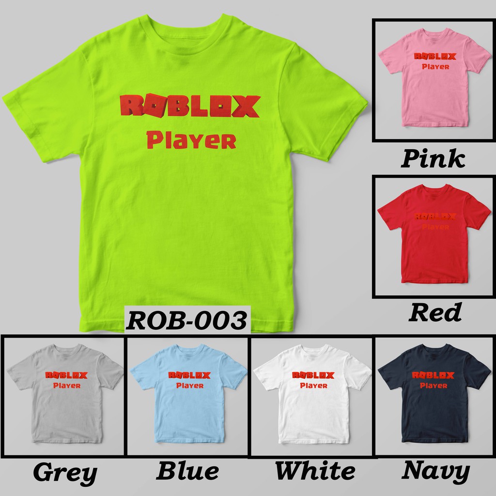 [FREE NAMA !!] Kaos Anak &amp; Family Roblox 100% COTTON PREMIUM !!