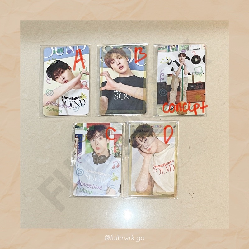 [READY] PHOTOCARD PC SANHA ASTRO ALMOST BLUE