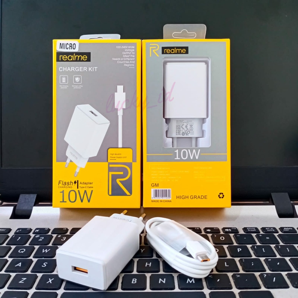 Charger Realme 10W Micro Dan Type C Fast Charging Original 100%