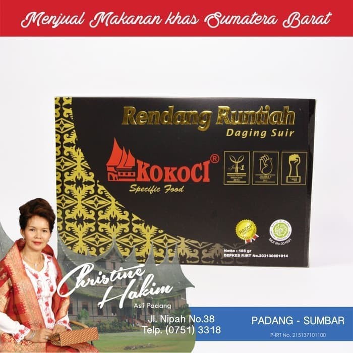 

Rendang Suir Kokoci 185 Gr / Randang Daging Sapi Runtiah Suwir Padang