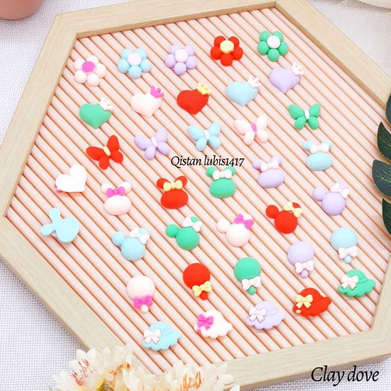 10pcs Clay Dove Ecer