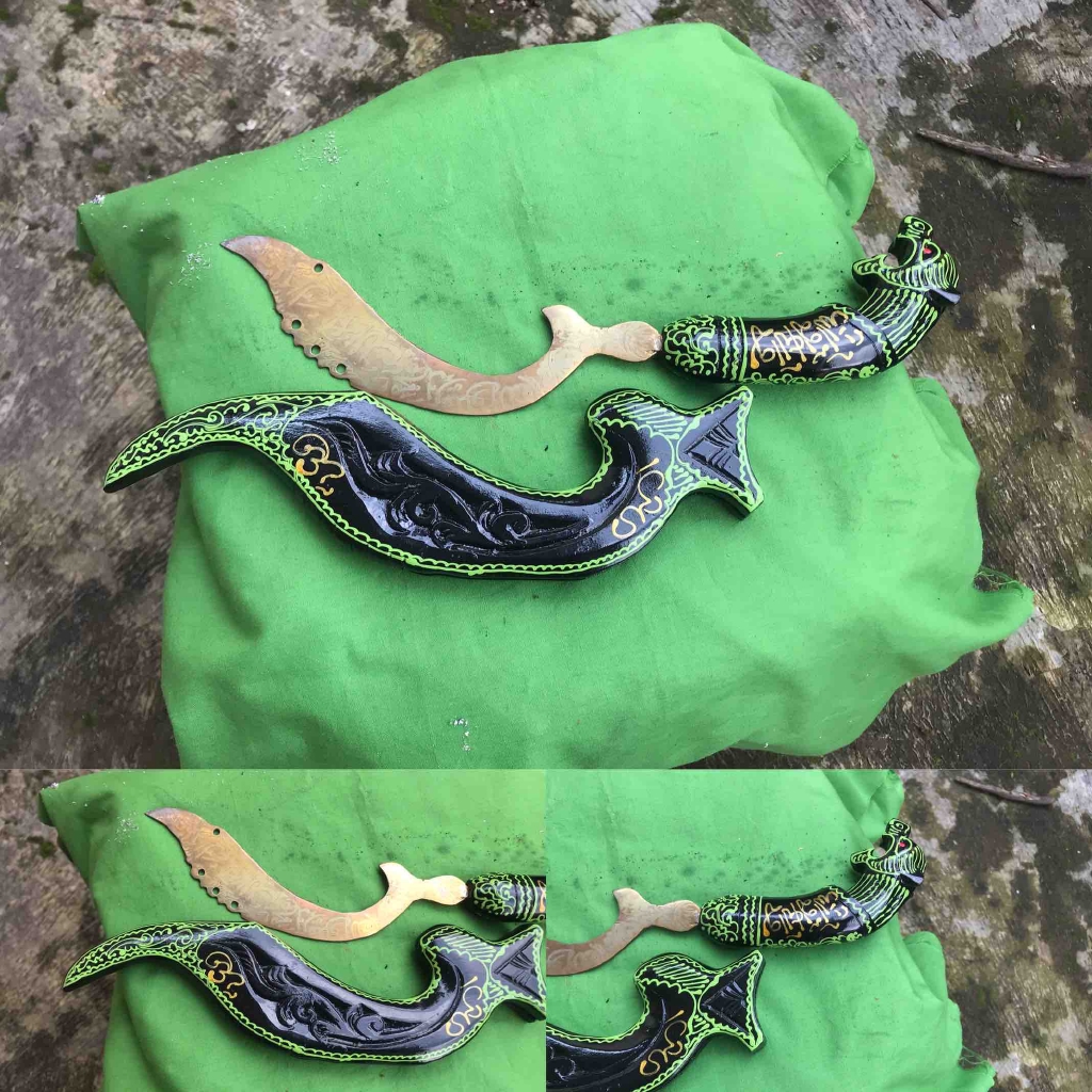 Grosir Kujang Kuningan Lafadz Ukir Kaligrafi Mantaps