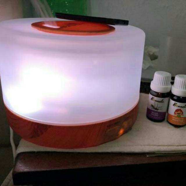 AROMA DIFFUSER WOODEN - 500 ML WITH REMOTE CONTROL